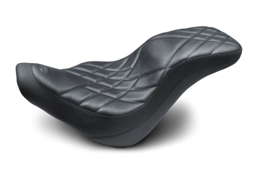 Mustang Motorcycle 75726 Mustang 18-21 Harley Low Rider & Sport Glide DayTripper 1PC Seat Prism - Black
