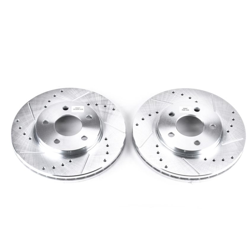 PowerStop AR8296XPR PowerStop Evolution Performance Drilled, Slotted & Plated Brake Rotor Pair
