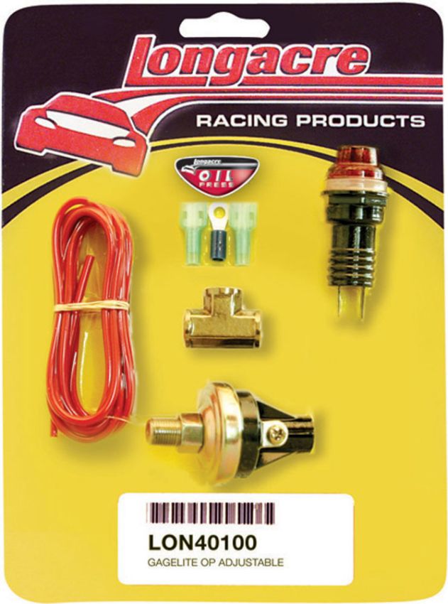 LONGACRE LON52-40100 Gagelite Kit O/P 1/8in. NPT 15-50psi