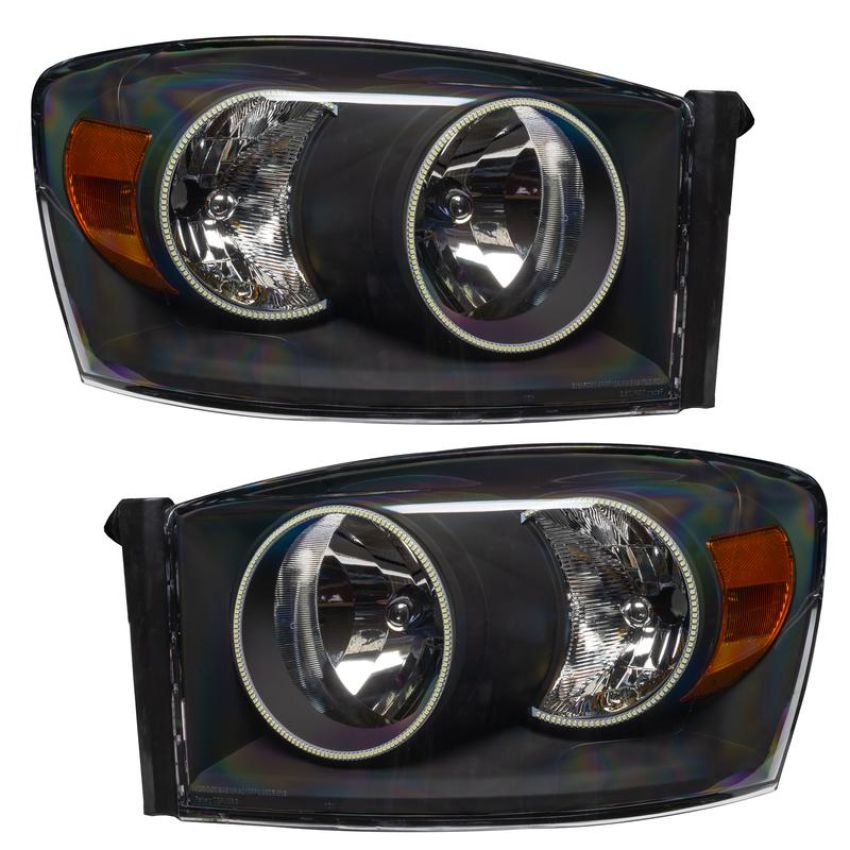 Oracle Lighting 8187-330 SMD Pre-Assembled Headlights, Black Bezel, ColorSHIFT