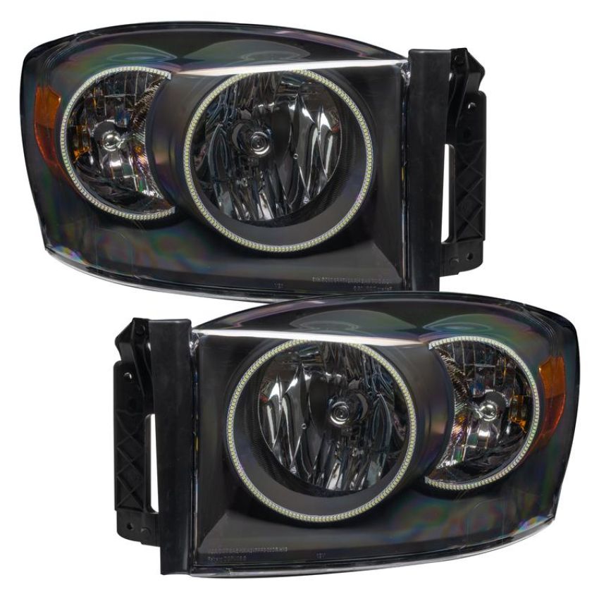 Oracle Lighting 8187-334 SMD Pre-Assembled Headlights, Black Bezel, ColorSHIFT(tm) - No Controller