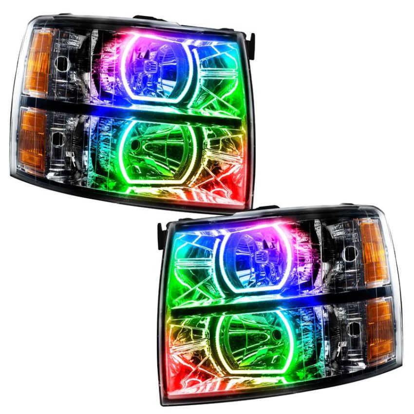 Oracle Lighting 8189-334 SMD Pre-Assembled Headlights, Black Bezel, ColorSHIFT(tm) - No Controller