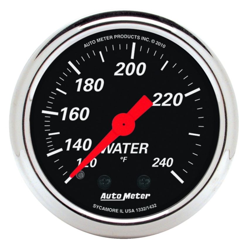 AutoMeter 1432 GAUGE, WATER TEMP, 2 1/16