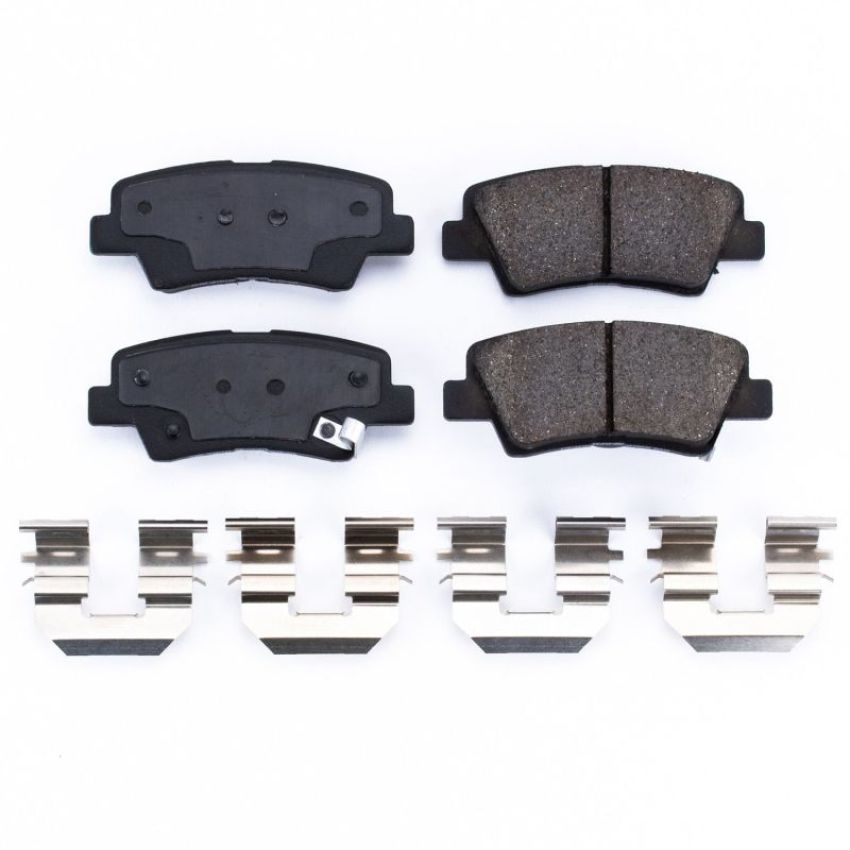 PowerStop 17-1446 PowerStop - Z17 Low-Dust Ceramic Brake Pads with Hardware