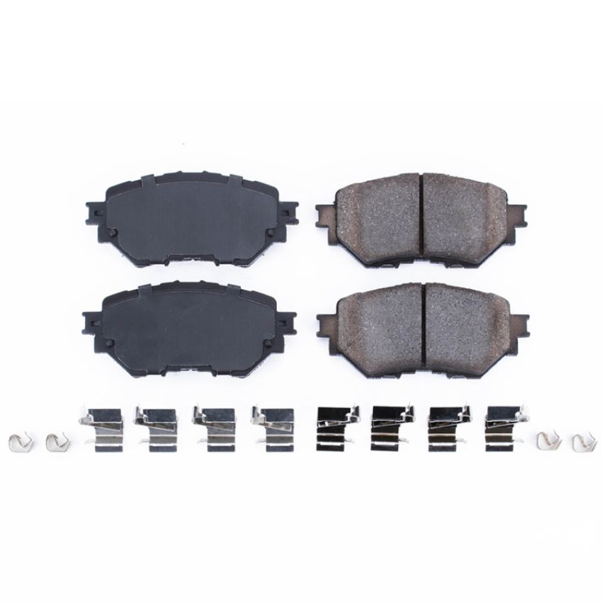 PowerStop 17-1759 PowerStop - Z17 Low-Dust Ceramic Brake Pads with Hardware