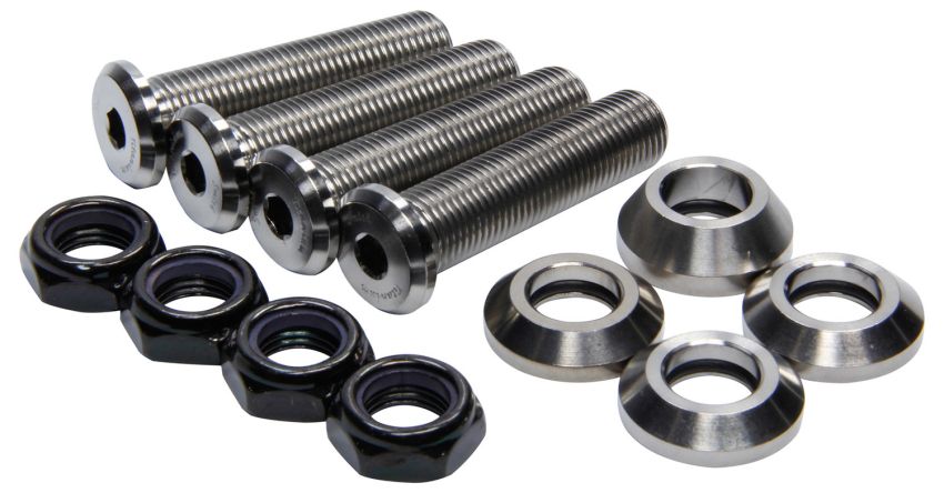 Ti22 PERFORMANCE TIP1164 Button Head Tie Rod And Drag Link Kit Titanium