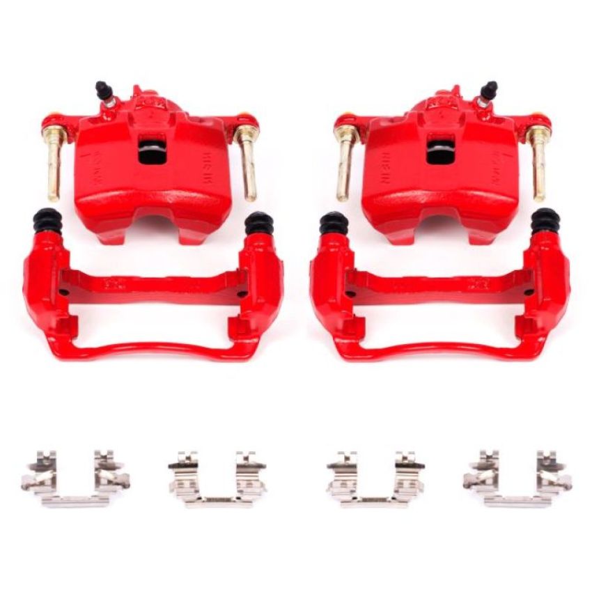 PowerStop S1614 Red Powder Coated Calipers