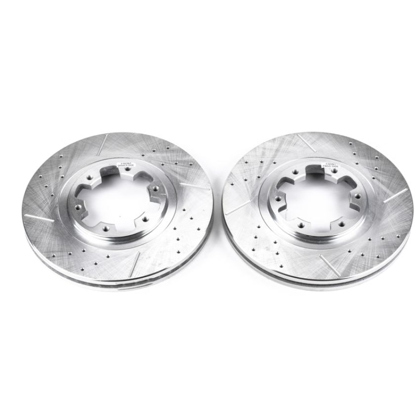 PowerStop JBR917XPR PowerStop Evolution Performance Drilled, Slotted & Plated Brake Rotor Pair