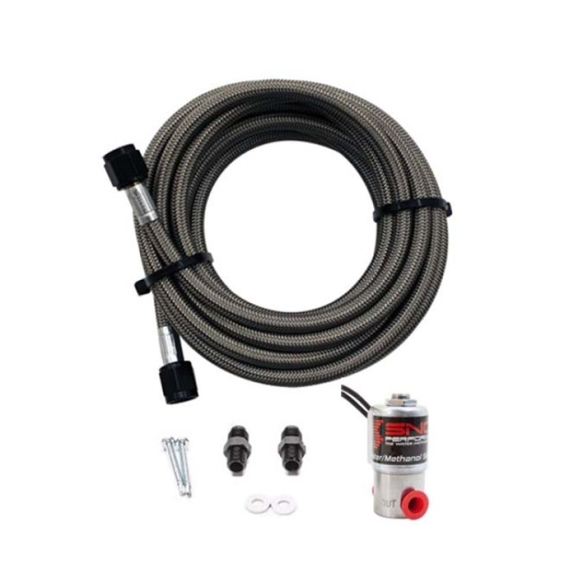 Snow Performance SNO-40012-BRD Braided Stainless Line Trunk Mount Upgrade