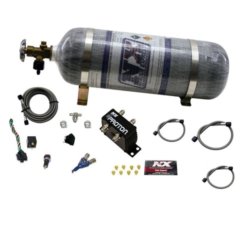 Nitrous Express 20420-12 PROTON SERIES NITROUS SYSTEM W/ 12LB BOTTLE