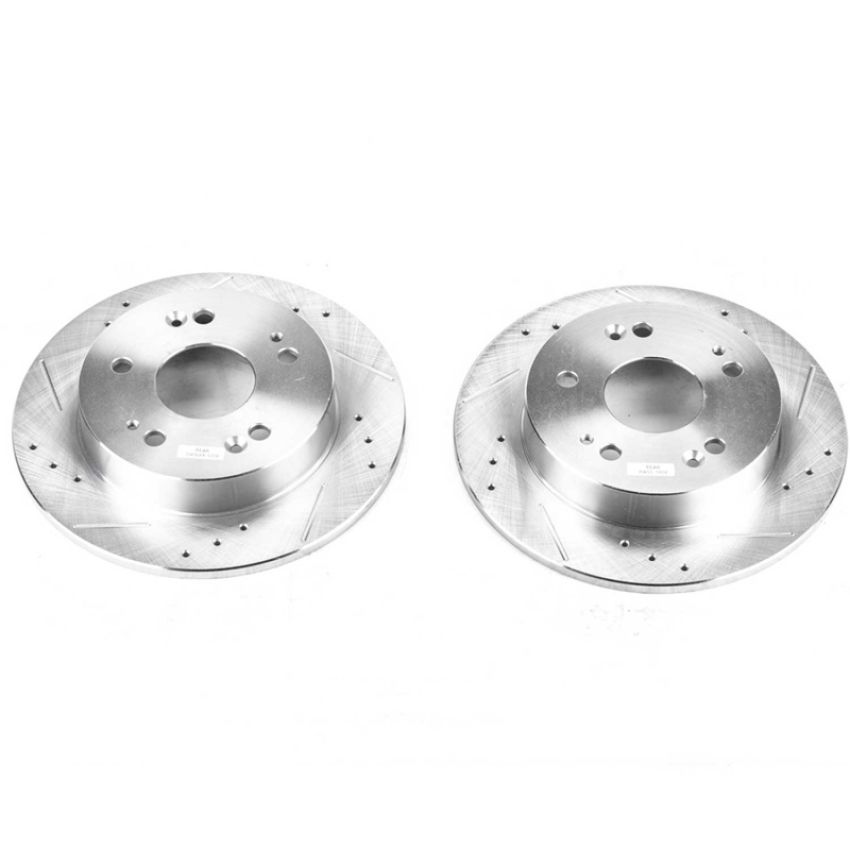 PowerStop JBR798XPR PowerStop Evolution Performance Drilled, Slotted & Plated Brake Rotor Pair