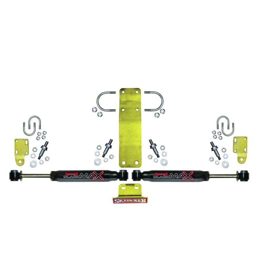 Skyjacker 8204 2007-2017 Jeep Wrangler JK/JKU Black Max Dual Steering Stabilizer Kit