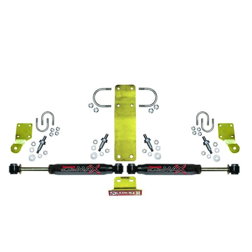 Skyjacker 8206 2007-2017 Jeep Wrangler JK/JKU Black Max Dual Steering Stabilizer Kit