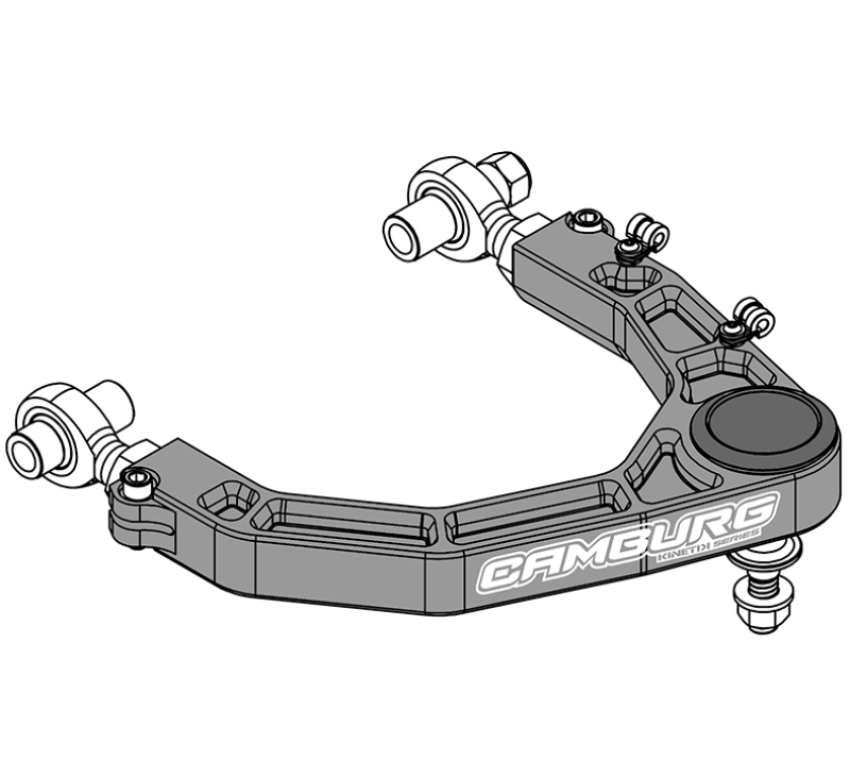 Camburg CAM-310189-GRY Toyota Tundra 2WD/4WD 22-23 KINETIK V2 Performance Billet Uniball Upper Arms