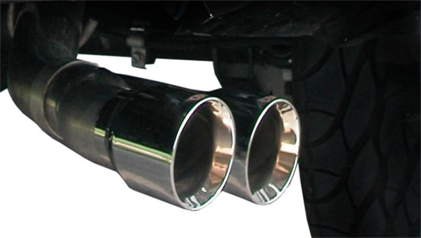 CORSA Performance 14523 Corsa 2011-2013 Chevrolet Silverado Crew Cab/Short Bed 1500 6.2L V8 Polished Sport Cat-Back Exhaust