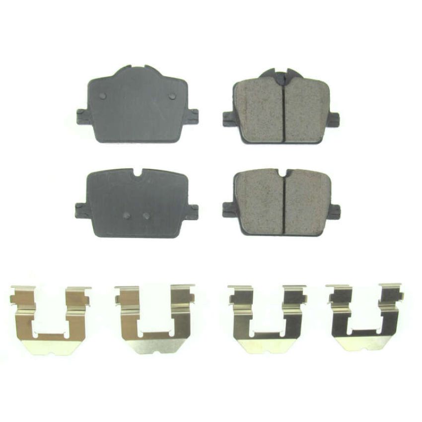 PowerStop 17-2221 PowerStop - Z17 Low-Dust Ceramic Brake Pads with Hardware