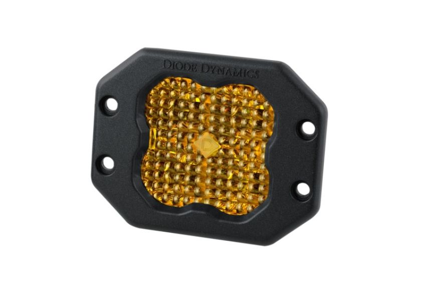 Diode Dynamics DD6941S SS3 Pro ABL - Yellow Flood Flush (Single)