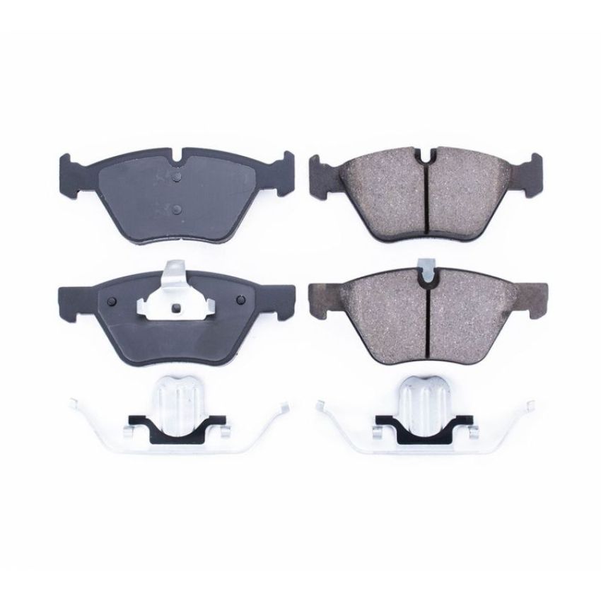 PowerStop 17-1061A PowerStop - Z17 Low-Dust Ceramic Brake Pads with Hardware