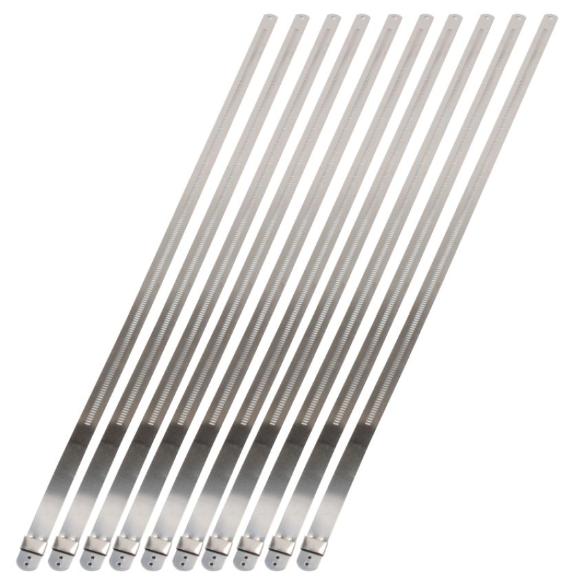 Design Engineering 10213 SS Posi Locking Ties 12mm x 20in 10pk
