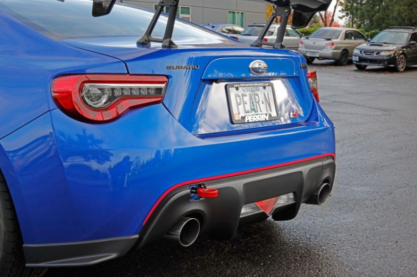 Perrin Subaru BRZ/Scion FR-S/Toyota 86 Tow Hook Kit (Rear) - Red