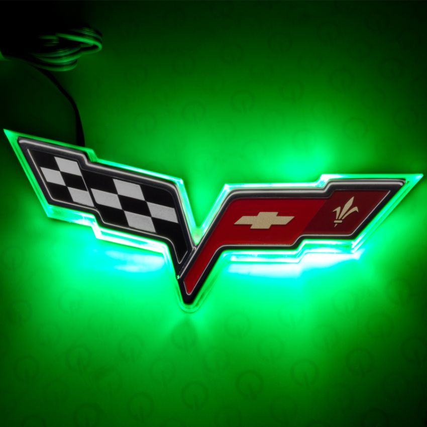 Oracle Lighting 3099-004 Green Illuminated Emblem, Single Intensity
