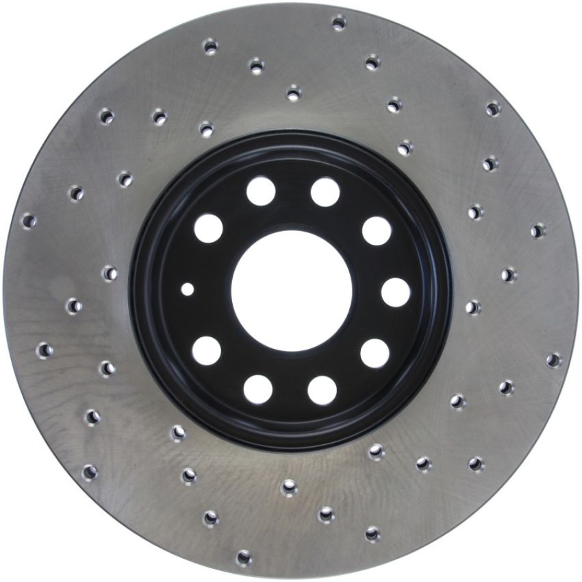 Stoptech 128.33110R 05-10 VW Jetta (Exc Wagon) / 09-10 Jetta Wagon / 07-10 Rabbit Drilled Right Front Rotor