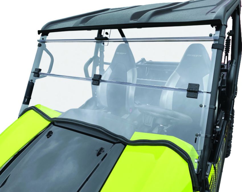 QuadBoss 375788 16-22 Kawasaki KRF800 Teryx Windbreak Folding Windshield
