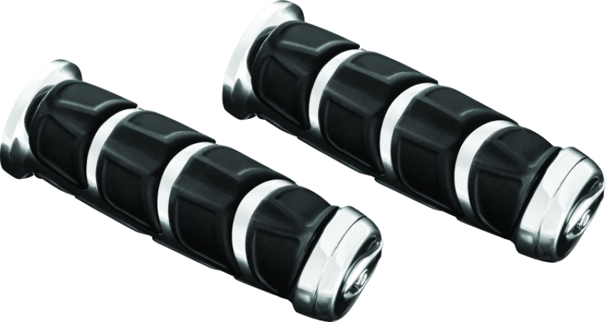 Kuryakyn 6372 Kinetic Grips Universal 1in Chrome