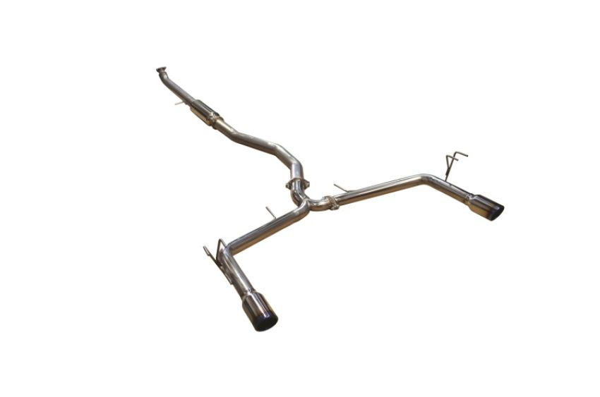Injen SES1572TT 16-20 Honda Civic 1.5L Turbo 4Cyl (Sedan) 63mm SS Cat-Back Exhaust w/ Dual Burnt Titanium Tips