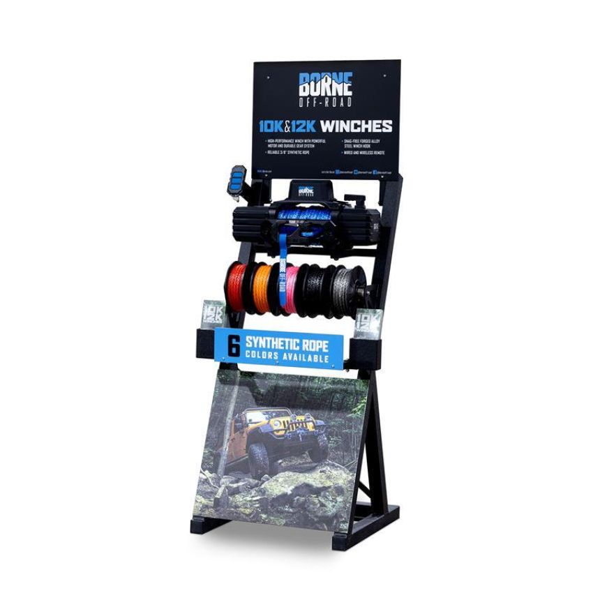 Borne Off-Road brnBNWN-POP 10K/12K Winch POP Display