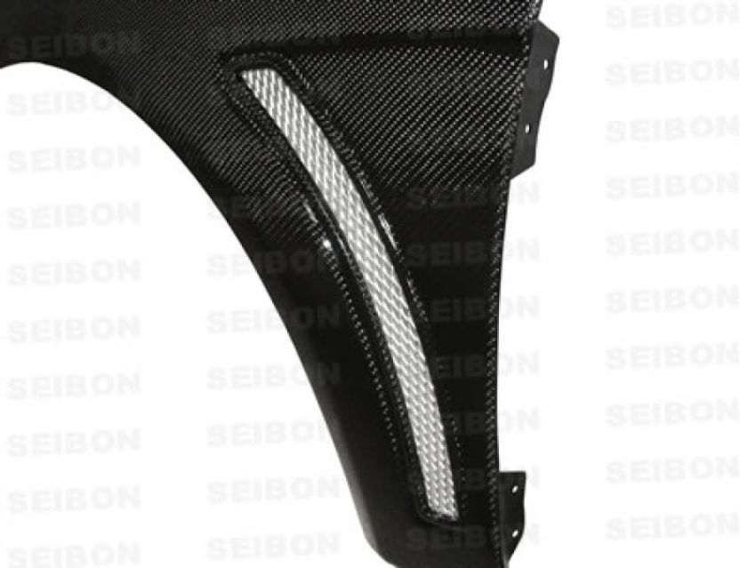 Seibon FF0809MITEVOX 08-12 Mitsubishi Evo X 10mm Wider Carbon Fiber Fenders