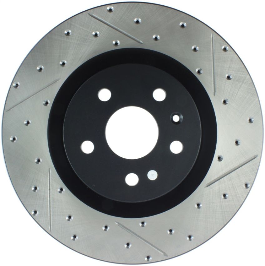 Stoptech 127.62124L Slotted & Drilled Sport Brake Rotor