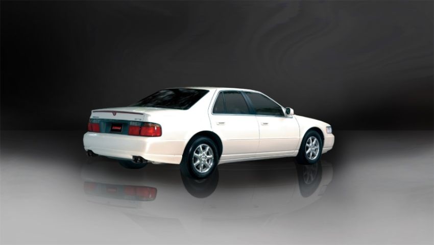 CORSA Performance 14150BLK Corsa 98-03 Cadillac Seville 4.6L 2.5in Cat-Back Dual Rear w Twin 35in Black Pro-Series Tips