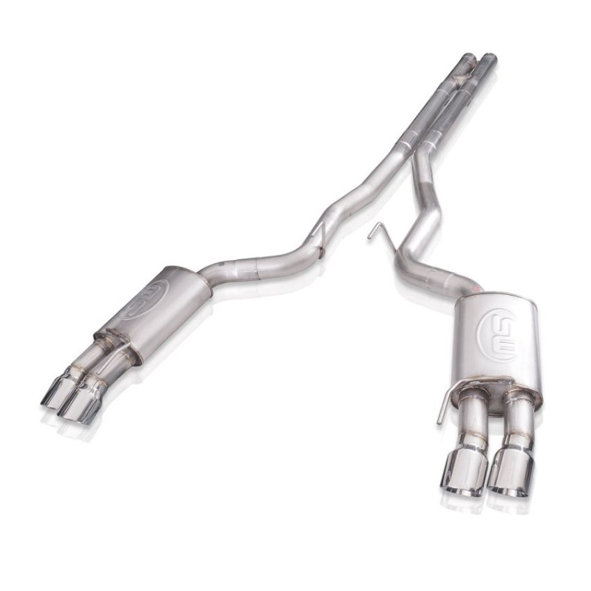 Stainless Works M18CBHPC 18+ Ford Mustang GT Redline H-Pipe Performance Connect Cat-Back Exhaust