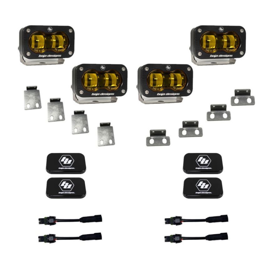 Baja Designs 448171 Ford Raptor S2 SAE Dual Fog Pocket Kit