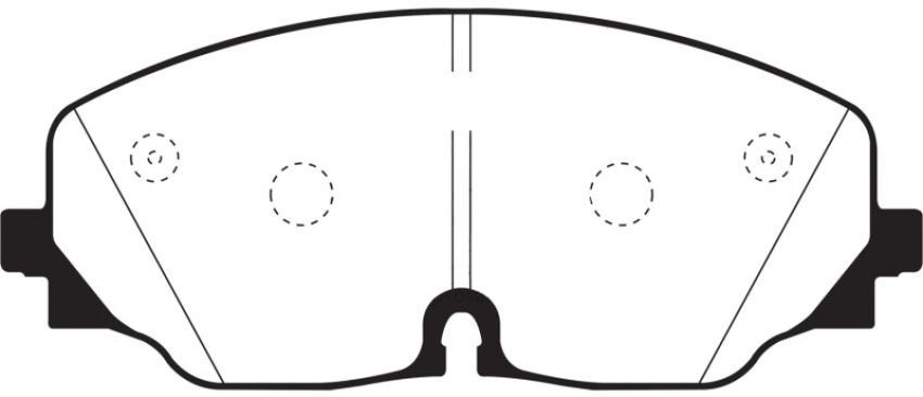 EBC Brakes DP63087 6000 Series Greenstuff Truck/SUV Brakes Disc Pads