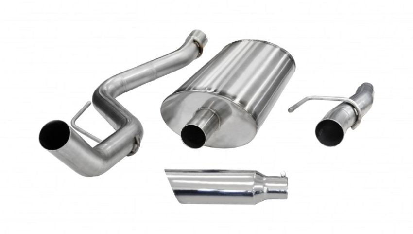 CORSA Performance 24394 Corsa 2011-2014 Ford F-150 6.2L V8 Polished Sport Cat-Back Exhaust