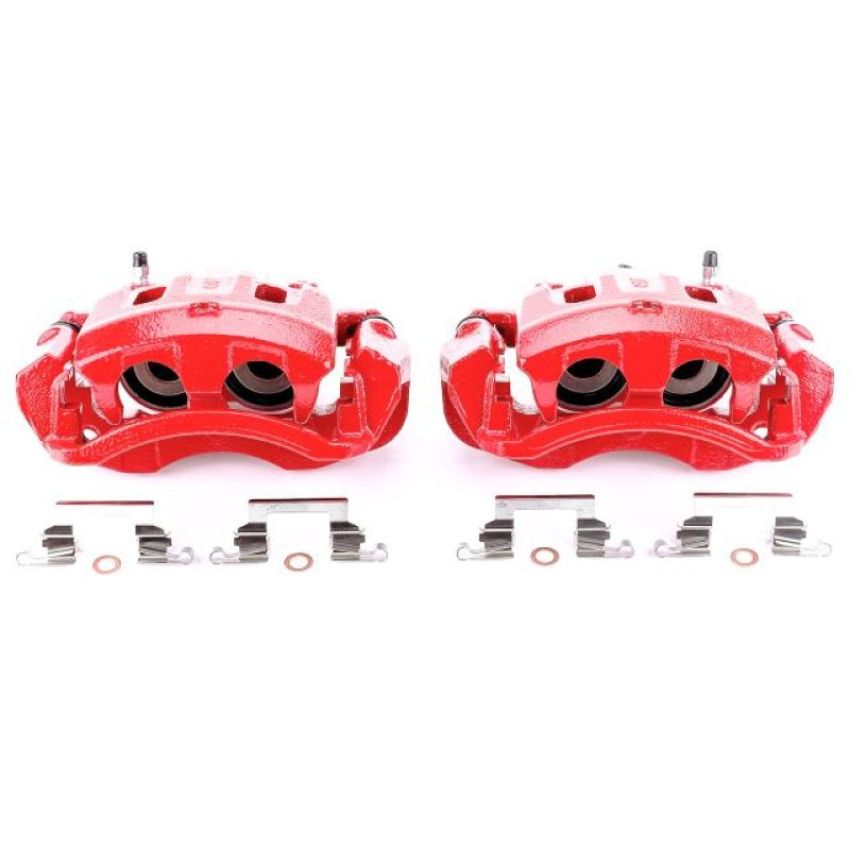 PowerStop S4752 Red Powder Coated Calipers