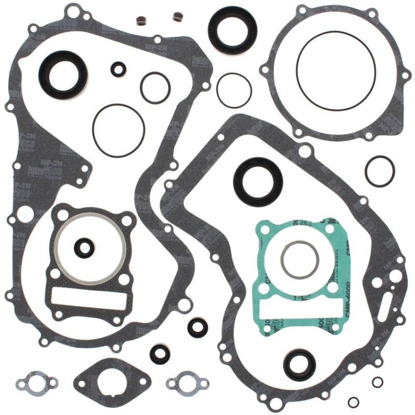 Vertex Pistons 811914 Vertex Gaskets 87-98 Suzuki LT-4WD 250 Quad Runner 68.5MM OB Complete Gasket Kit w/ Oil Seals