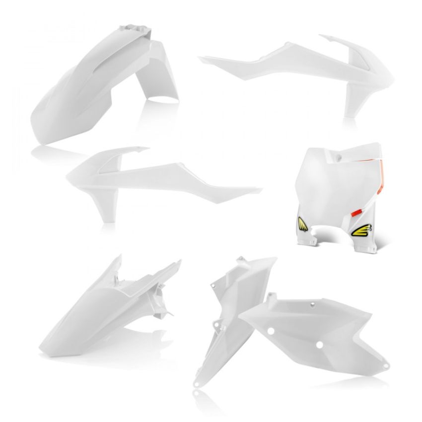 Cycra 1CYC-9417-42 16-18 KTM 125-450 SX/XC/SX-F/XC-F 5 PC. Replica Body Kit - White