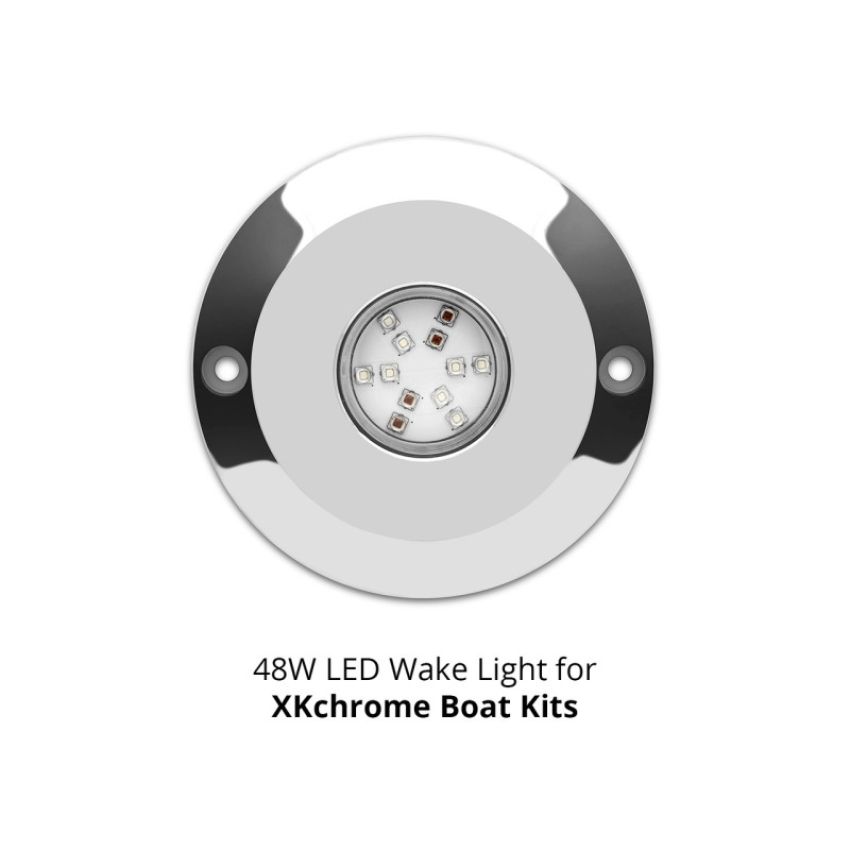 XKGLOW XK075001 XK Glow Round Surface Mount Marine IP 68 Underwater Light 48W