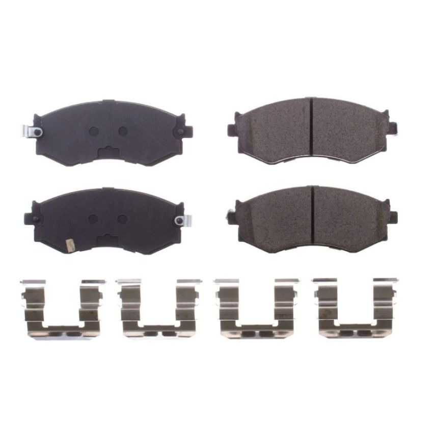 PowerStop 17-485 PowerStop - Z17 Low-Dust Ceramic Brake Pads with Hardware