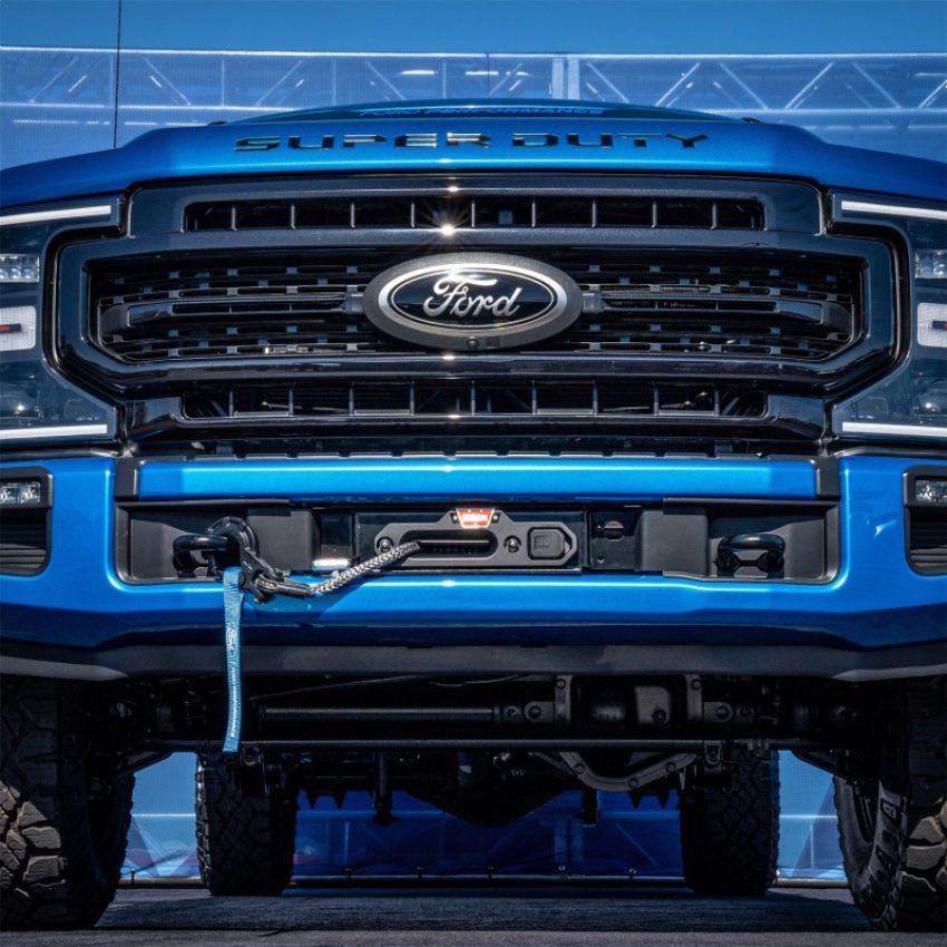 Ford Racing M-1821-TW Ford Performance Parts By Warn Super Duty Winch Kit