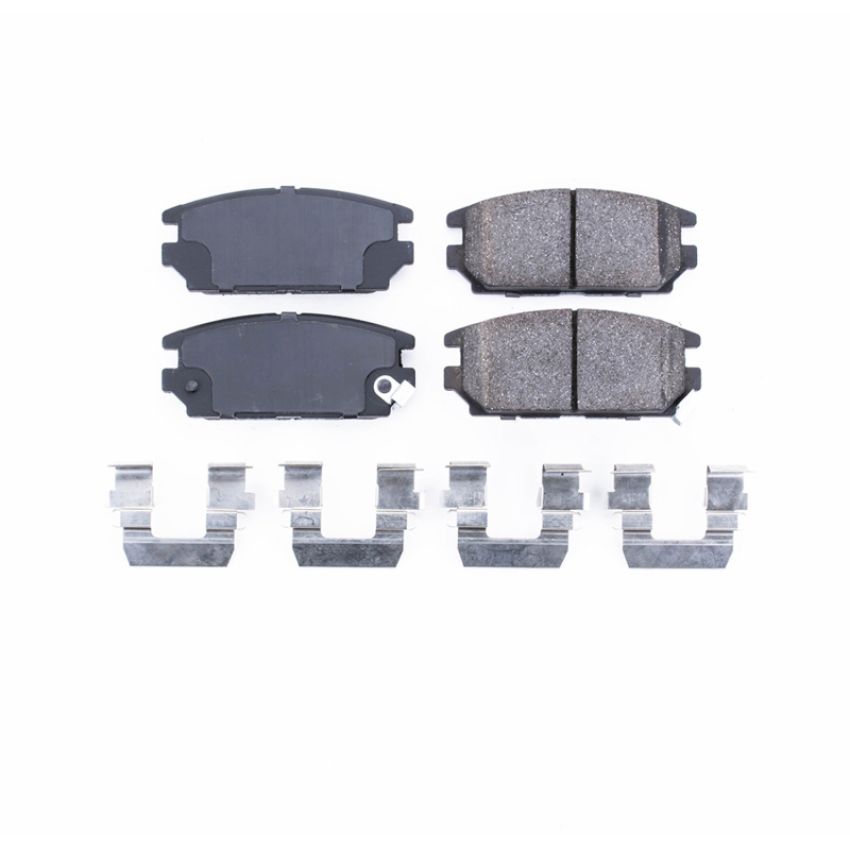 PowerStop 17-532 PowerStop - Z17 Low-Dust Ceramic Brake Pads with Hardware