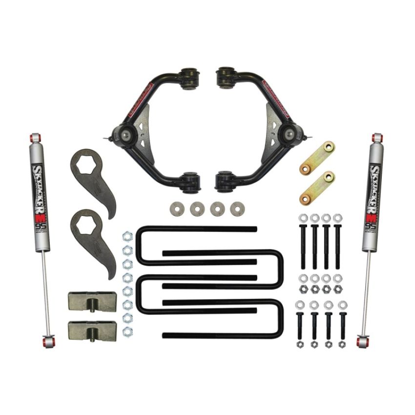 Skyjacker C11350PM 2011-2019 GM 2500HD/3500HD 2WD/4WD 3-3.5in UCA Lift Kit w/Rear Monotube M9500 Shocks