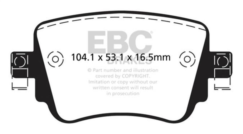 EBC Brakes DP32201C Redstuff Ceramic Low Dust Brake Pads