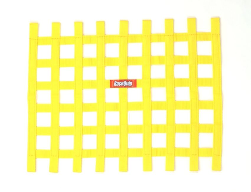 Racequip 721035 Yellow Ribbon Window Net