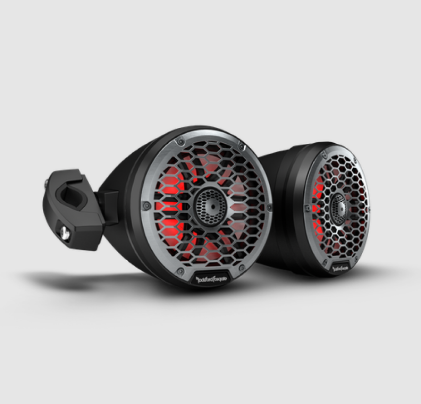 Rockford Fosgate UTV M2WL-65MB Rockford Fosgate M2 6.5in. Color Optix Moto-Can Speakers (Pair)