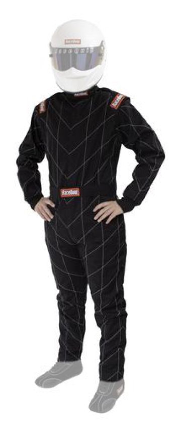 RACEQUIP RQP130903 Suit Chevron Black Medium SFI-1