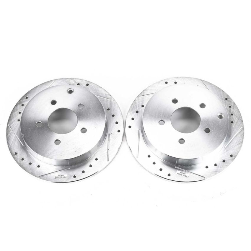 PowerStop AR8270XPR PowerStop Evolution Performance Drilled, Slotted & Plated Brake Rotor Pair